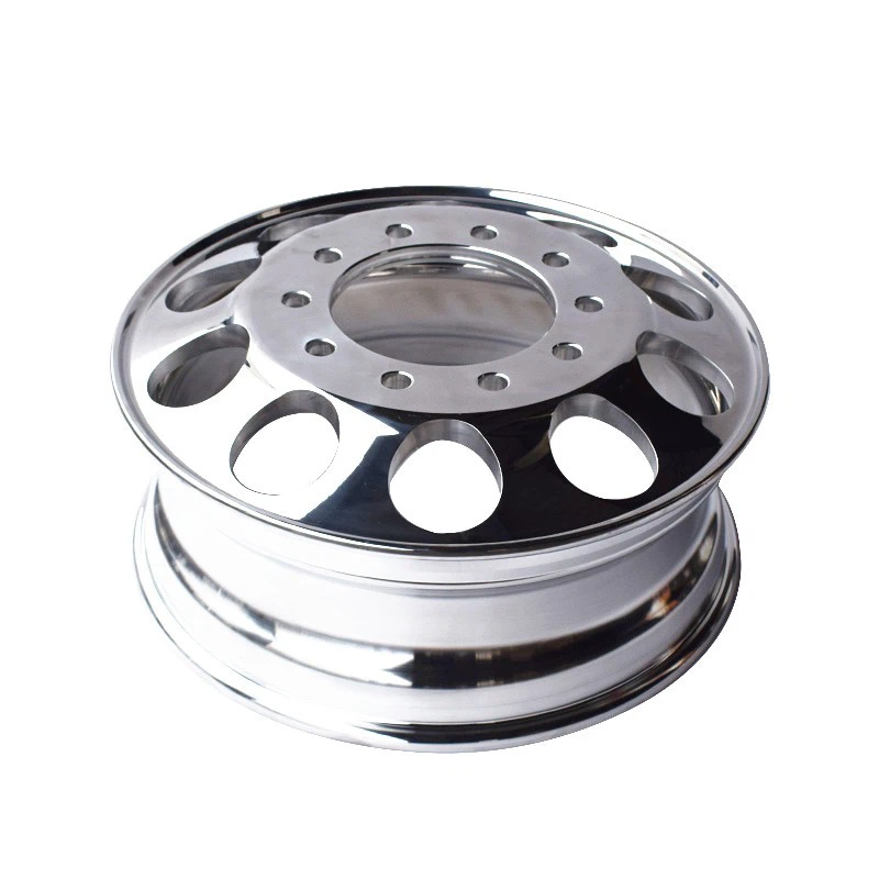24×8.25 Inch Forged Double Sided Polishing Aluminum Truck Wheels